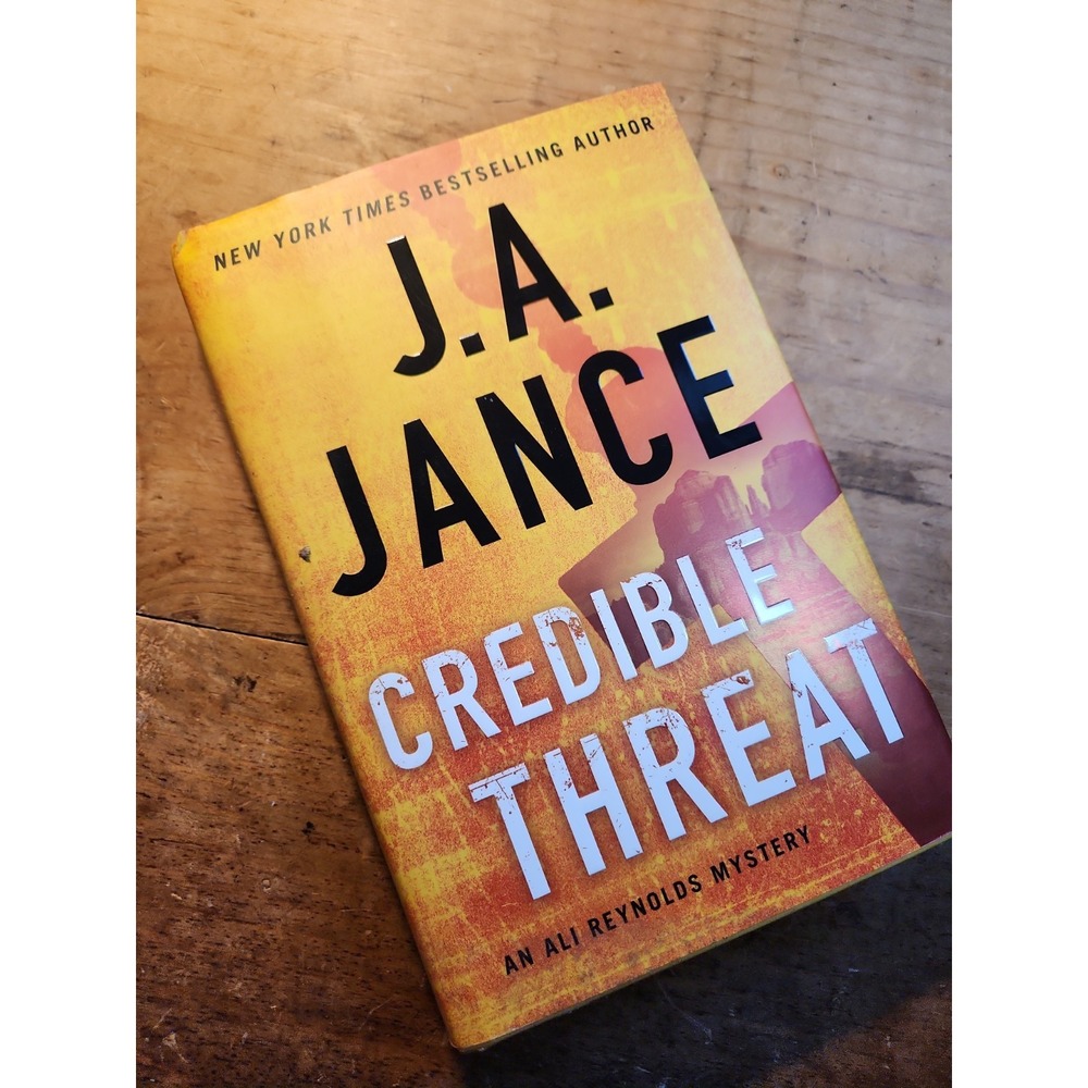 "Credible Threat" by J. A. Jance (2020, Hardcover)